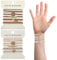12 PCS Haargummis Boho Stretch Geflochtene Haargummi Armbänder Eflochtene Armband Stretch Pferdeschwanz Haargummi für Dünnes Dickes Mittleres Langes Haar Frauen