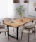 Linele® Baumkantentisch 200x100 cm – Tischplatte 3,5 cm – Massivholz Esstisch aus Akazienholz mit U-Gestell, echte Baumkante, naturfarben – Handgefertigt & robust – inkl. Lieferung an den Wunschort