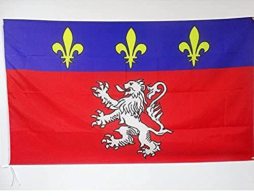 Province Du Lyonnais - France - Lyon 90X150Cm Drapeau De Jardin Drôle Drapeaux De Vacances Ésistantes À La Décoloration Grand Drapeau Décoration Pour Bureaux Balcon Maison