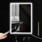 Mursche Espejo de baño iluminación Espejo de Pared - Espejo con luz 50x70cm LED Espejo de baño de Cristal antideflagrante con Interruptor táctil y anticondensación
