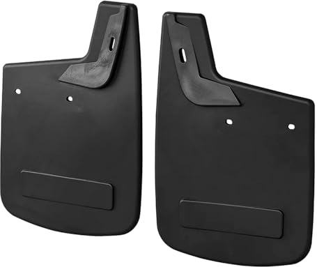 2 STK Schmutzfänger Hinterräder FIAT Ducato 36,5 x 25 cm PVC Metall | Mit Befestigungsmaterial für Auto und LKW, aus PVC und Metall, passend für Fiat Ducato Hinterräder ab 07-2006.