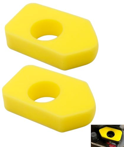 2 Pcs 698369 Yellow Foam Air Filter for Briggs & Stratton 698369 Classic Sprint Quattro Engines, Yellow Air Filter Compatible with Models 4216 5088 5099, High Efficiency Lawn Mower Engine Filter