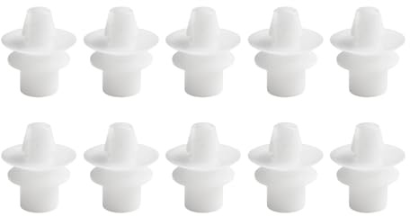 MuchLuckystar For Smart For Fortwo 450 451 Hintere Stoßstange Kotflügel Radlauf-Clips Set mit 10 Kunststoff Direkter Ersatz