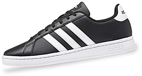 adidas Herren Grand Court Sneaker, Schwarz, 44 2/3 EU