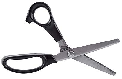 Zickzack-Nähschere Stoffdekorationsrunde Dreieck-Rand-Zackenschere (3mm 5mm 7mm)(5mm) Für Stoffe Und Textilien Mit Verschiedenen Zackenformen