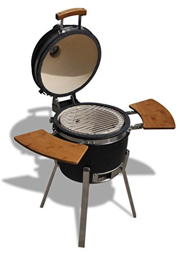Festnight Barbecue Kamado Griglia con Affumicatore in Ceramica 81 cm