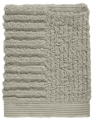 Zone Denmark Classic Waschlappen/kleines Handtuch, 100% Baumwolle, 30 x 30 cm, eukalyptusgrün