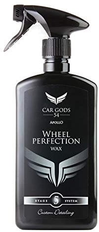 Car Gods 54 Cera para Llantas de aleación - Pulido perfeccionador, previene la oxidación y repele la Suciedad con una fórmula hidrofóbica - Apto para Todas Las Llantas pintadas - 500 ml