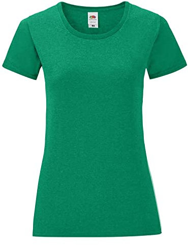 Fruit of the Loom Women's T-Shirt, Heather Green, S