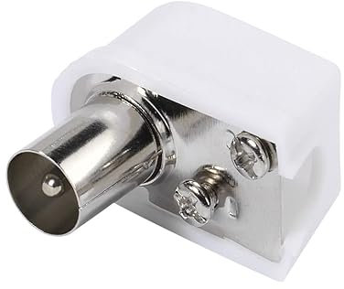 Vivanco - Antennenkabel 48008, Koaxialstecker, Weiß