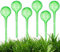 BETOY Bewässerungskugeln, 6er Set, Dosierte Bewässerung, 2 Wochen, Versenkbar, Topfpflanzen, Kunststoff, Transparent, PVC, für Garten Haus Indoor Outdoor Bewässerung Wasserspender Bewässerungskugel