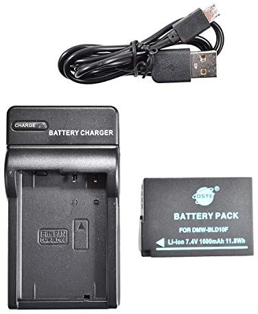DSTE DMW-BLD10E Li-ion Battery and Micro USB Charger Case Compatible with Panasonic DMW-BLD10, DMW-BLD10PP, DE-A93B and Panasonic Lumix DMC-G3, DMC-GF2, DMC-GX1