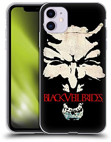 Head Case Designs Offizielle Black Veil Brides Teufel Art Kunst Der Band Gel Handyhülle Hülle [Militärischer Schutzgrad] Kompatibel mit Apple iPhone 11
