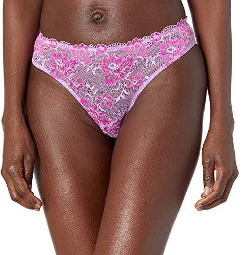 Cosabella Damen Savona Low Rise Tanga Tangahöschen, ICY Violet/Cape Fuchsia, Medium-Large