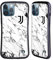 Head Case Designs Officially Licensed Juventus Football Club White Marble Hybrid Case Compatible With Apple iPhone 13 Pro Max