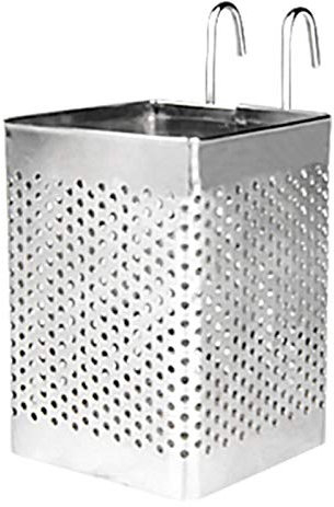 Soporte de palillos de acero para colgar cubiertos de secado cesta escurridor de vajilla con Utensilio de cocina (B)