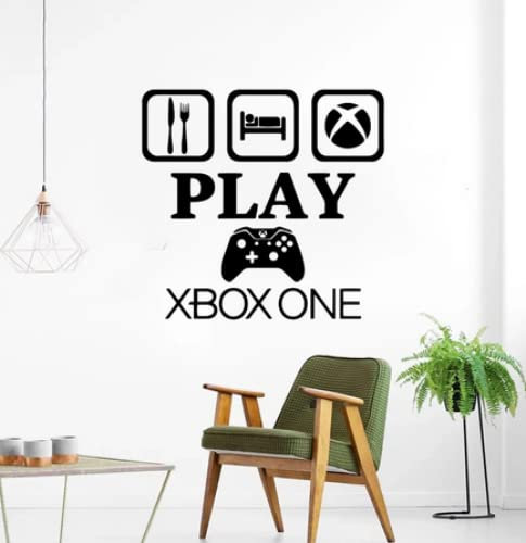 Grand Gamer Vinyle Sticker Mural Salle De Jeu Pour Enfants Bébé Chambre Décoration Gaming Garçons Décor Stickers Muraux Affiche Papier Peint Mural43x45cm