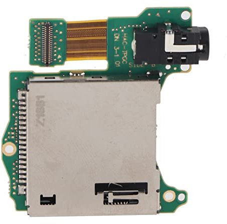 Game Host Card Slot, Game Cartridge Card Slot Host Reader Replacement Card Reader for Nintendo Switch, Tray with Headphone Hole Port Game Slot Replacement Reader for Switch Repair Accessories