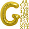 TONIFUL 40 Zoll Großer Goldfarbener G Buchstabe Ballon, Jumbo Helium Folie Mylar Big Alphabet für Geburtstagsfeier, Jubiläum, Valentinstag Zubehör Dekorationen