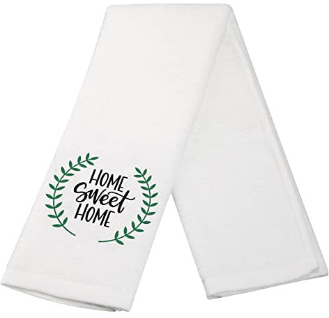 Home Sweet Home Besticktes Handtuch Einweihungsgeschenk Badezimmer Dekor (Home Sweet Home)