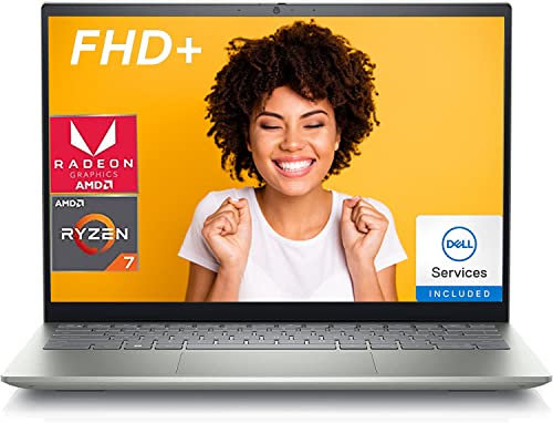 Dell 2023 Inspiron 14 Laptop, 14 FHD(1920 x 1200) Display, AMD Ryzen 7 5825U, 8GB RAM, 512GB SSD, AMD Radeon Graphics, Wi-Fi 6, Bluetooth, Window 11 Pro, Pebble Green