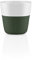 Eva Solo Tasse à espresso, set de 2, porcelaine, silicone, Emerald Green 80ml, 501129