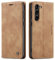 Trugox Wallet Case for Samsung Galaxy S23 5G Phone Case Retro Leather with Cash Card Holder Purse Stand Folio Book Folding Flip Case Cover men women Shockproof - Light Brown