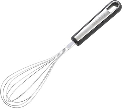 Wiltshire Aspire Whisk, Stainless Steel, Egg Whisk, Baking & Whipping Balloon Whisk, Anti-Slip Soft Touch Handle, Grey & Silver, 29x5.5x5.5cm