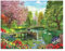 SHEGZHUC 50x40cm Diamond Painting Wald Landschaft Diamond Painting Kirschbaum Kirschblüte Seen Diamant Painting Bilder Brücken Diamant Malerei Kunst Stickerei Kreuzstich Bilder Geschenk Wanddekoration