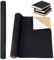 OLYCRAFT 100x43cm Selbstklebendes Bucheinbandtuch Schwarzer Bucheinband Stoffoberfläche mit Papierunterlage DIY Bucheinbandtuch Schutzhülle für Bucheinband Scrapbooking Album DIY Crafts
