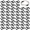 KUOQIY 50 PCS 18650 Li-ion Battery Holder Stand, 2 Cell 18650 Lithium Battery Bracket Holder, Cylindrical Battery Pack Bracket, with 3m Nickel Strip, for 18650 Li-ion Battery