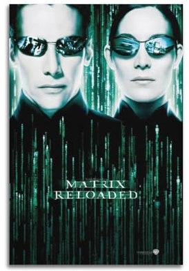 TESUXYEHH Filmposter The Matrix, dekoratives Gemälde, Leinwand, Wandposter und Kunstdruck, moderne Familienschlafzimmer-Dekoration, Poster, 20 x 30 cm