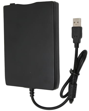 Annadue Diskettenleser, 3,5 Zoll USB Diskettenlaufwerk Externes Diskettenlaufwerk, Tragbare 1,44 MB FDD Diskette für PC Laptops für 2000, für XP, für Vista, für 7