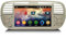 erisin Android 14 Autoradio Navi für FIAT 500 500C 500S 500E DAB+ GPS Navigation CarPlay WiFi BT5.0 DSP Canbus SWC RDS 8 Kern 2.0GHz CPU 4GB RAM 64GB ROM (weiß)