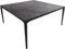 DELIFE Wohnzimmertisch Levente Keramik Laminam®Nero Greco Anthrazit 85x85 cm Gestell Metall Schwarz