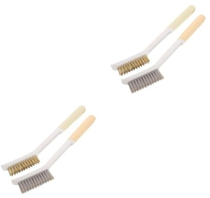 Beaupretty 2sets Hg Hob Cleaner Wire Brushes Degreaser Kitchen Heavy Duty Cooker Cleaner 2pcs*2