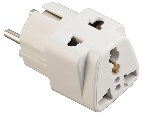 TINEASUR 2 Pièces Convertisseur De Puissance Prise Universelle Adaptateur De Voyage Chargeur Mural Kenya Plug Adaptateur Double Ports Plug Adaptateur Plug Extender Voyage Alimentation Mur