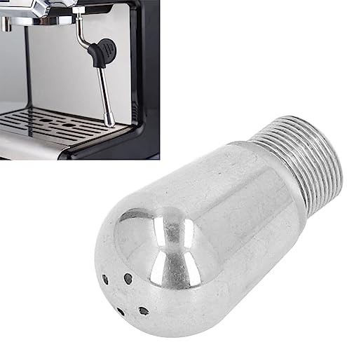 Coffee Steam Wand Tip, 4 Hole Coffee Steam Nozzle Replacement Stainless Steel Coffee Spout Tip, for 870 875 878 8 Series Coffee Maker
