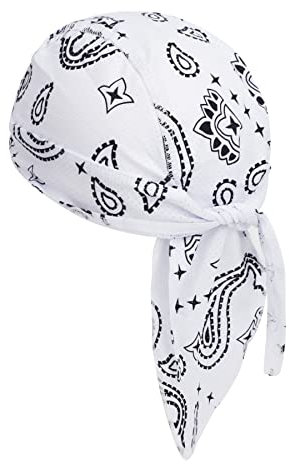 Kopftuch für Herren Damen Bandana Cap Hut Sport Kopfbedeckung Piratenmütze Hip Hop Cap Stirnband Bikertuch Atmungsaktive Fahrradmütze Radsport Motorrad Mütze Hat Helmmütze