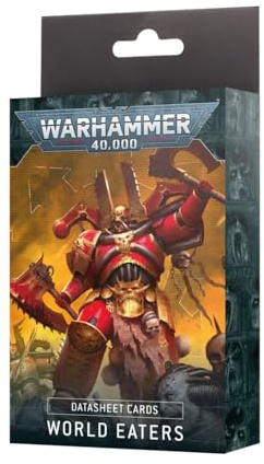 Games Workshop - Warhammer 40.000 - Datenblatt Cards: World Eaters (10th Edition - 2025)