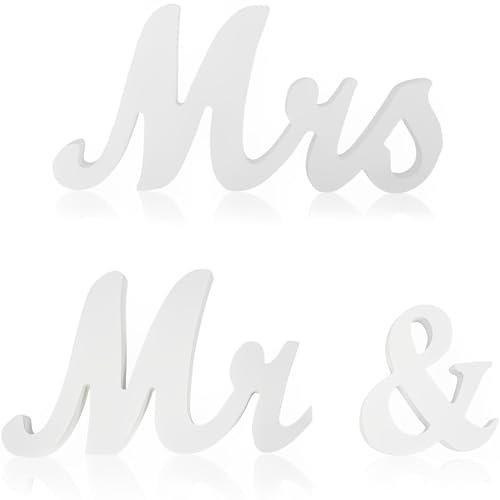 Mr & Mrs Hochzeit Buchstaben Schmücken, Mr & Mrs Buchstaben Schmücken, MR & MRS Buchstaben Schmücken Hochzeitsdekorationen, für Hochzeit Dekoration Brauttisch Tischdeko Erlobung Gartenparty