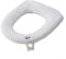 Thick Plush Toilet Seat Cover for Cold Winter Days with Cartoon Themed Handle (White)