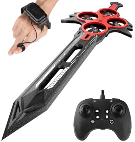 27,95 Zoll Flying Sword RC-Segelflugzeug, 360° Stunt-Flip-Fernsteuerungs-Flying-Sword-Drohne, interaktives Spielzeug, 3-Gang-Steuerung, stuntgesteuertes Flying Sword für Jugendliche und Erwachsene