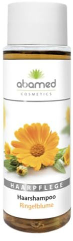 abamed Haarshampoo Ringelblume, 300 ml | Calendula, Weizenprotein, Pflegezusatz auf Olivenölbasis, pflegend