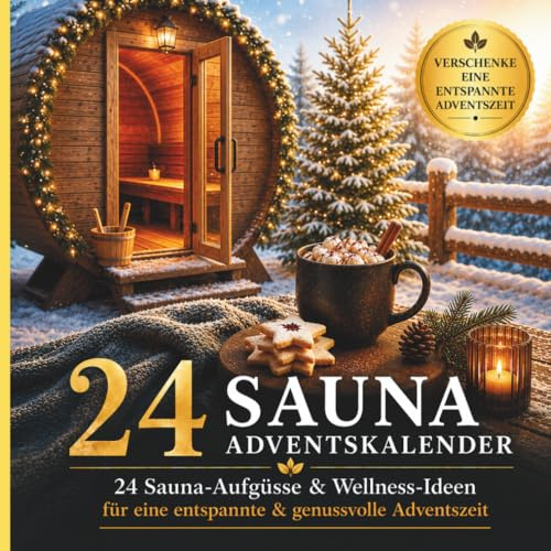 Sauna Adventskalender - 24 DIY Aufgussrezepte für jeden Tag: Mit ätherischen Ölen, Kräutern und Wellness durch den Advent (Saunazeit)