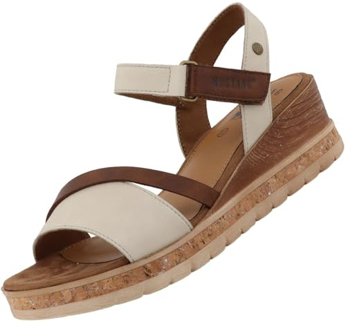 MUSTANG Damen Sandalen ivory EU 38