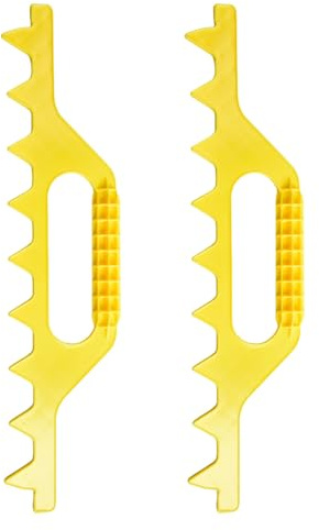 ZBIianxer 2-teiliges Bienenhaus Messwerkzeug, 8 Rahmen Abstandshalter Set, hochpräzise Kunststoffrechen, geeignet für die professionelle Imkerei und Imkerei mit präziser Messung