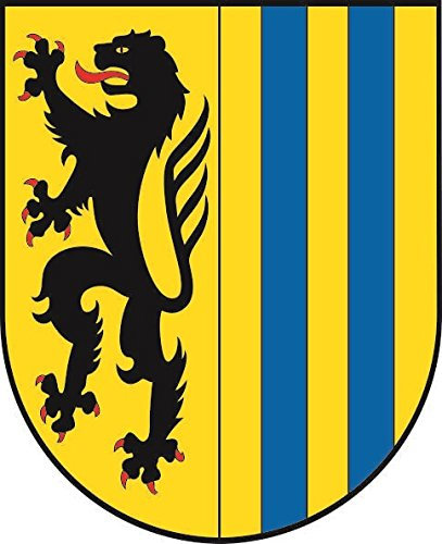 U24 Aufkleber Leipzig Wappen Autoaufkleber Sticker Konturschnitt