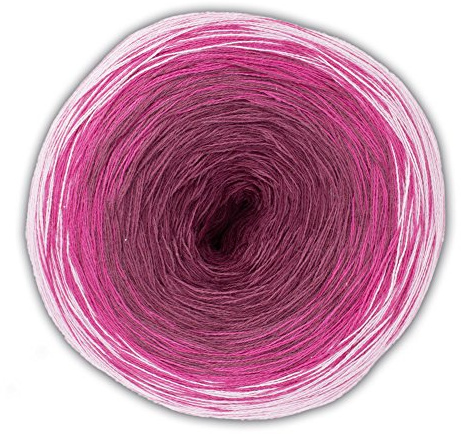 Unbekannt Woolly Hugs BOBBEL Cotton 31 - weiß/Fuchsia/pink