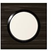 Legrand - Plaque carrée dooxie 1 poste finition effet bois ébène avec bague noire brillante